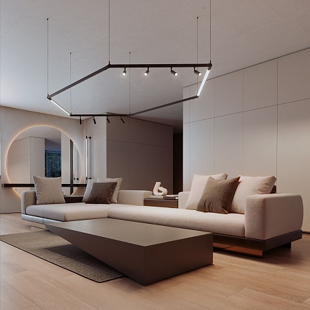 Module System Трековый светильник 18W 3000K (черный) 85175/01 Elektrostandard - фото