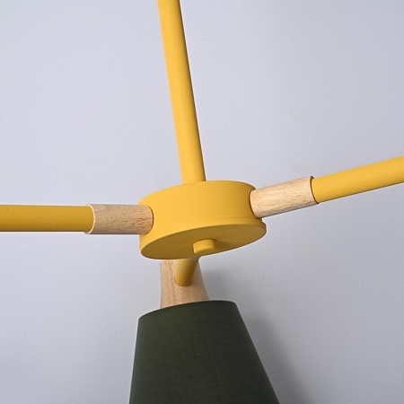 Потолочная Люстра На Штанге Natura A Green 3 Imperiumloft 101825-26 - фото