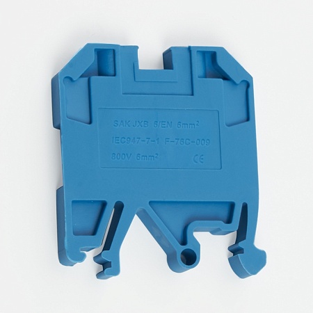 Зажим наборный изолированный (винтовой) ЗНИ - 6,0 (JXB 6), синий, STEKKER, LD551-2-60 - фото