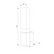 Уличный настенный светодиодный светильник Чёрный IP54 1534 TECHNO LED Elektrostandard - фото