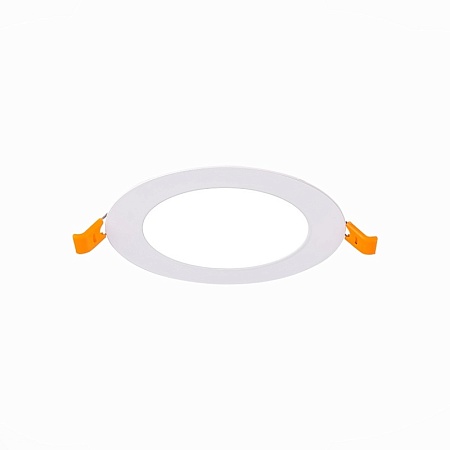 Св-к встр. Белый LED 1*6W 4000K 370Lm Ra80 110° IP20 D120xH8 90-265V ST209.548.06 - фото