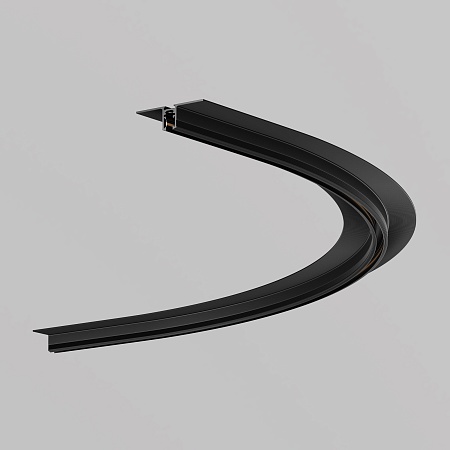 Коннектор радиусный R900 встраиваемый под ГКЛ 9,5мм Levity черный - фото