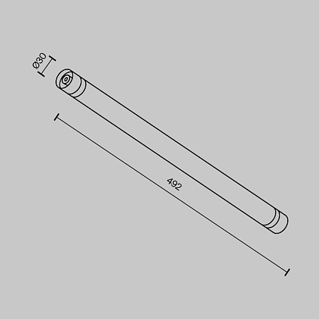 Комплектующие для систем освещения с токоведущими элементами Technical CA011-L500-B - фото