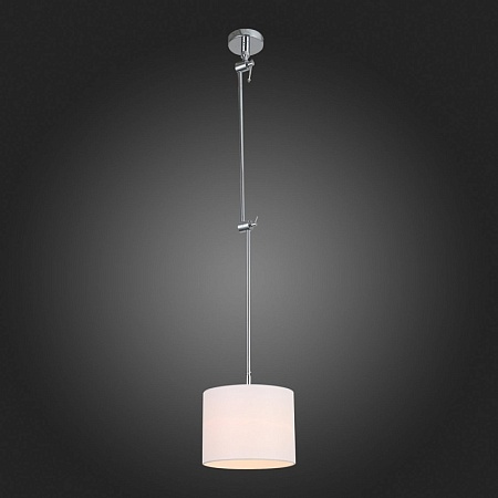 Светильник потолочный ST-Luce Хром/Белый E27 1*60W (из 2-х коробок) SL460.102.01 - фото