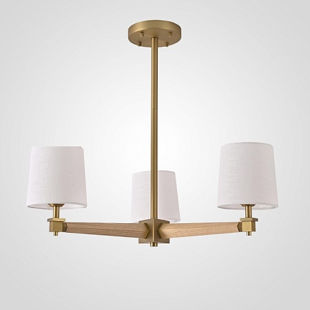 Люстра Jorgenson D70 White/Light Wood Imperiumloft 203578-26 - фото