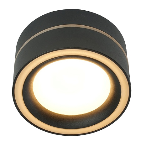 Светильник потолочный Feron HL455 12W, 230V, GX53, черный - фото