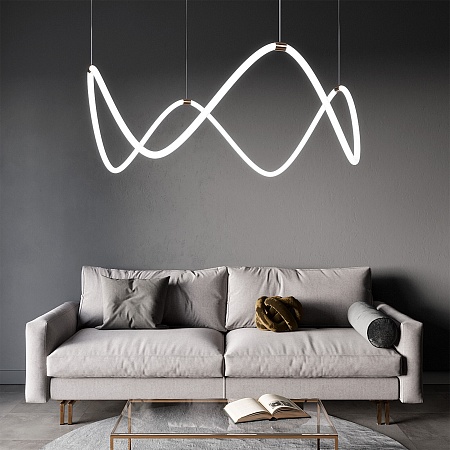 Подвесной светильник Eurosvet 90288/1 латунь - фото