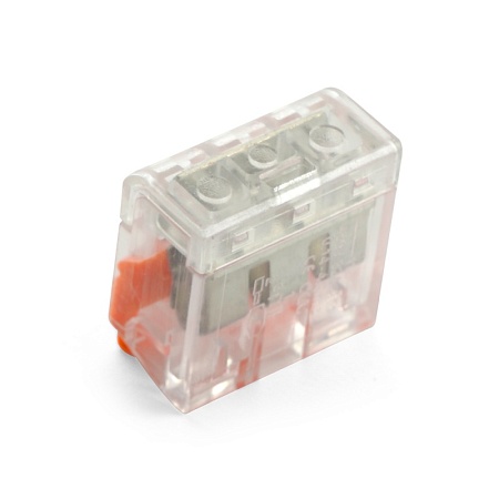 Универсальная компактная клемма 3-проводная STEKKER, LD221-413 - фото