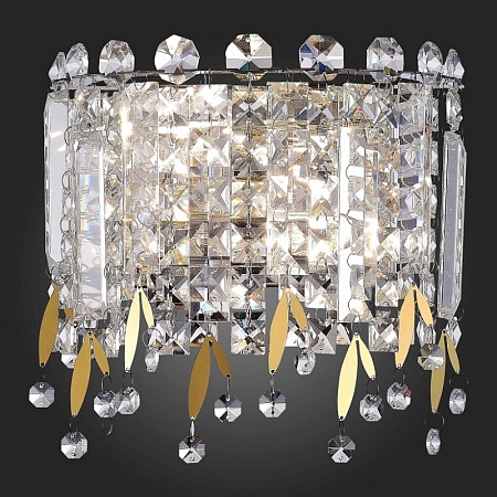 Бра ST-Luce Золотистый/Прозрачный E14 2*40W SL1655.201.02 - фото