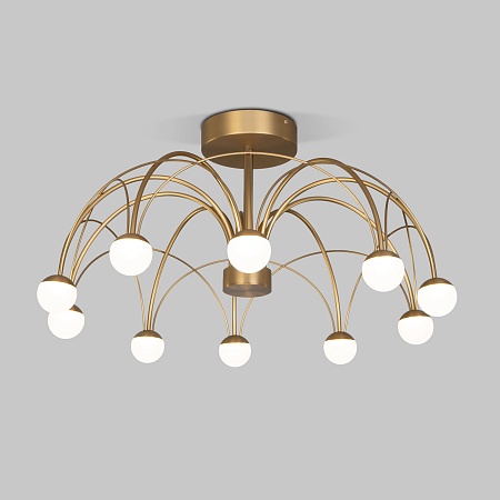 Потолочный светильник Eurosvet 90031/10 LED золото - фото