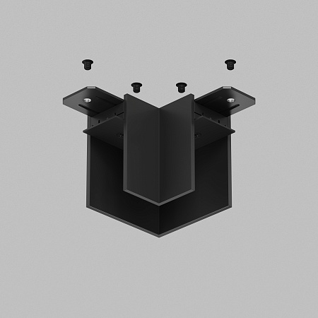 TR2102-BK Угловой соединитель для шинопровода SMART черный - фото