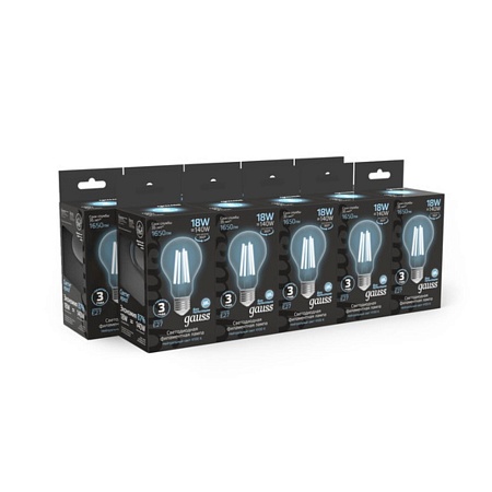 Светодиодная лампа Gauss A60 18W 1650Lm 4100K E27 102902218 - фото