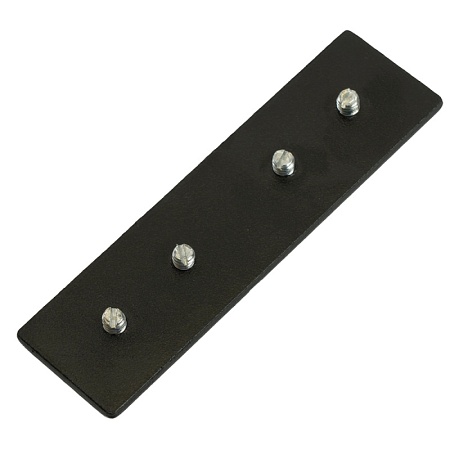 Соединитель прямой для низковольтного шинопровода, черный, LD2000 - фото