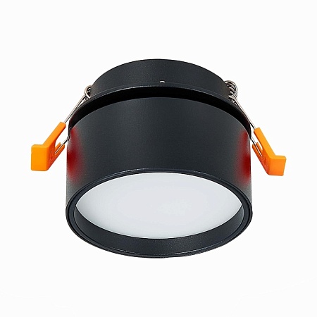 Встраиваемый поворотный светильник Черный LED 1*9W 4000K 720Lm Ra>90 120° IP20 D85xH68 ST651.448.09 - фото