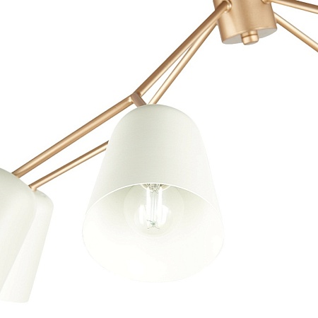 Светильник потолочный Золотистый/Белый E14 8*40W SLE155902-08 - фото