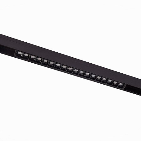 Магнитный трековый светильник Черный LED 1*18W 3000K 1 407Lm Ra>90 36° IP20 L331xW22xH4 ST361.436.18 - фото