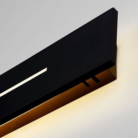 Светильник настенный светодиодный Tuo LED MRL LED 1117 черный Elektrostandard - фото