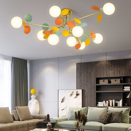 Потолочная Люстра Matisse B D80 Gold Multicolor Imperiumloft 194949-23 - фото