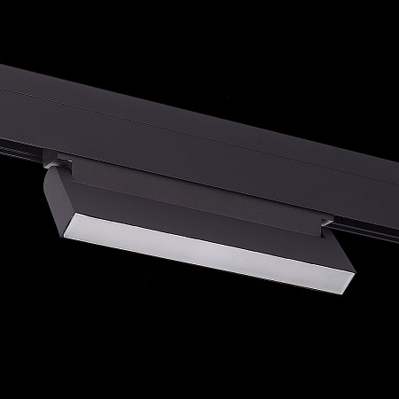 Магнитный трековый светильник Черный LED 1*12W 4000K 720Lm Ra>90 120 IP20 L219xW22xH108 ST363.446.12 - фото