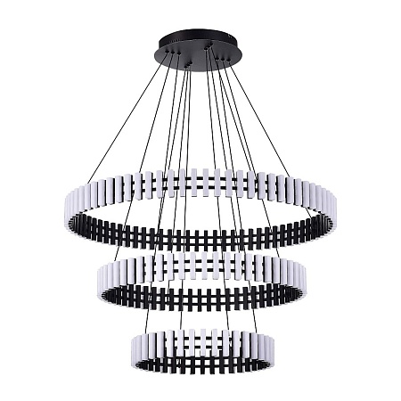 Люстра подвесная ST-Luce Черный/Белый LED 1*105W 3000K SL6203.403.105 - фото