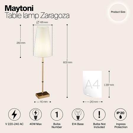 Люстра Maytoni H001CL-05BS - фото