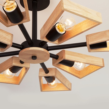 Потолочный светильник Eurosvet 70056/8 черный - фото