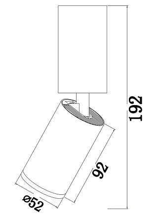 Потолочный светильник Technical FOCUS S C051CL-01MG - фото