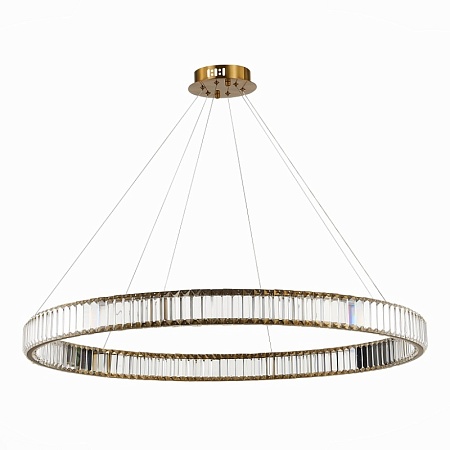 Люстра подвесная ST-Luce Латунь/Прозрачный LED 1*68W 4000K SL1622.313.01 - фото