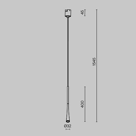 Трековый подвесной светильник Technical TR167-1-7W3K-M-BS - фото