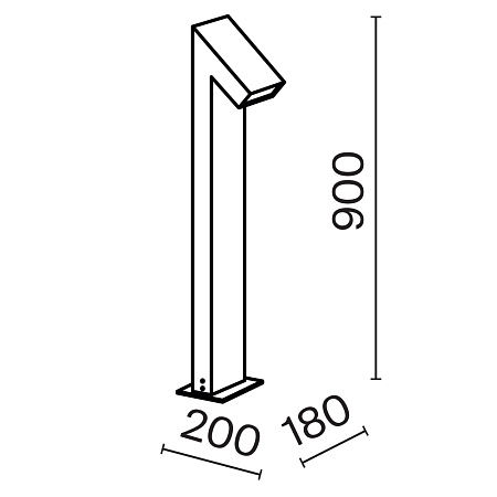 Ландшафтный светильник Outdoor O592FL-L15GF3K - фото