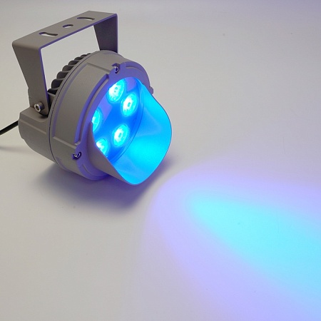 Светодиодный светильник ландшафтно-архитектурный Feron LL-700  85-265V 10W синий IP65 - фото