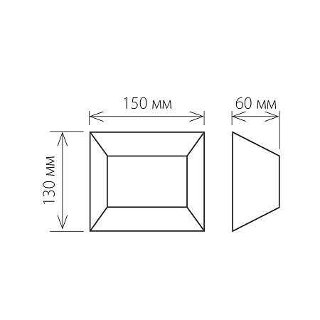 Пылевлагозащи<wbr>щенный светодиодный светильник Ofion Double IP54 1615 Techno LED алмазный серый - фото