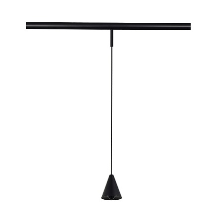 Магнитный трековый светильник Черный LED 1*5W 3000K Lm Ra>90 40° IP20 D80xH98 24V ST689.436.05 - фото