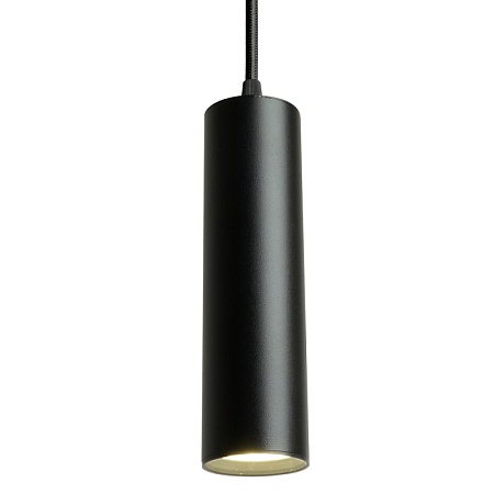 Светильник Feron AL196 трековый однофазный на шинопровод под лампу на подвесе GU10, черный - фото