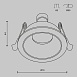 Встраиваемый светильник Technical DL126-GU10-W - фото