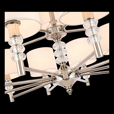 Люстра подвесная ST-Luce Никель/Белый E14 15*40W SL1751.103.15 - фото