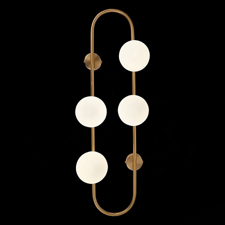 Бра ST-Luce Латунь/Белый G9 4*5W SL1149.301.04 - фото