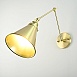Бра Gloce Cone Shade Loft Industrial Metal Tall Gold Imperiumloft 74698-22 - фото