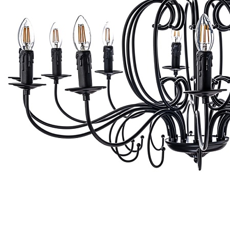 Подвесная люстра Arti Lampadari Amaro E 1.1.12 B - фото