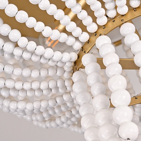 Люстра Jacqueline Clear Flush-Mount Brass Imperiumloft 186173-22 - фото