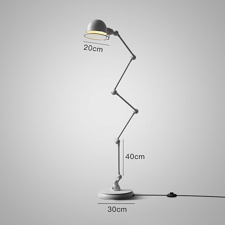 Торшер Vikning Черный Imperiumloft 191638-26 - фото