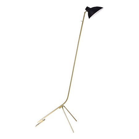 Торшер ST-Luce Золотистый, Черный/Черный E27 1*60W SL1803.205.01 - фото