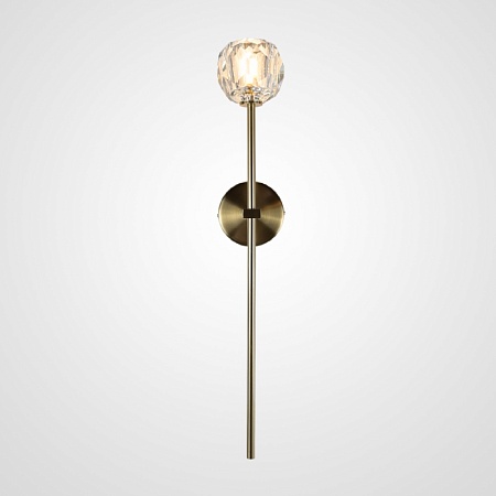 Бра Boule De Cristal Long Sconce Brass Imperiumloft 185376-22 - фото