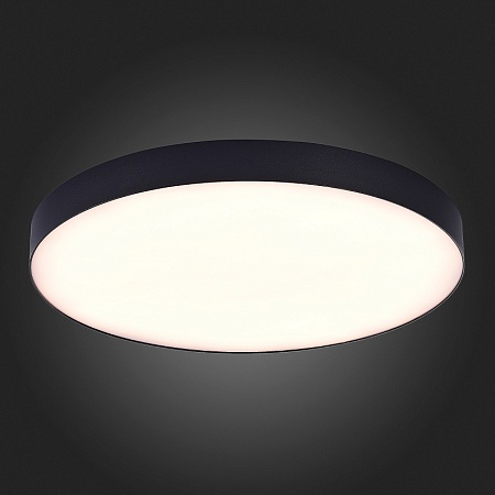 Светильник потолочный Черный LED 1*96W 3000K 8 640Lm Ra>85 120° IP20 D600xH55 185-265V ST606.432.96 - фото