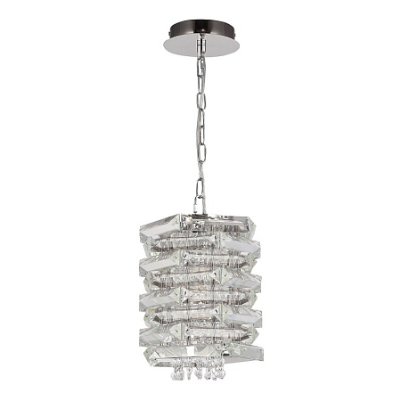 Светильник подвесной ST-Luce никель/прозрачный E14 1*40W SL6137.103.01 - фото