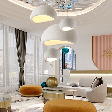 Подвесная Люстра Cemencloud A D40 White Imperiumloft 219846-23 - фото