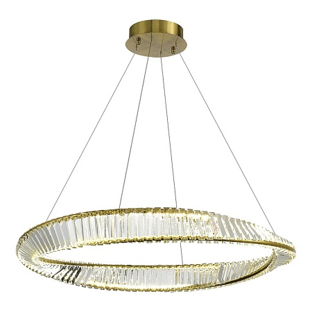 Светильник подвесной ST-Luce Латунь/Прозрачный LED 1*58W 4000K SL6204.321.01 - фото