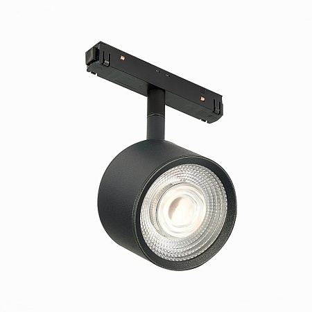 Магнитный трековый светильник Черный LED 1*6W 3000K 560Lm Ra>90 36° IP20 L120xW81xH138 ST353.436.06 - фото