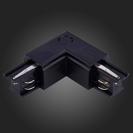 Угловой токоподвод правый для трехфазного шинопровода ST-Luce Черный ST030.409.15R - фото