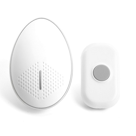 Звонок дверной Feron DB-103 Электрический 36 мелодий белый 230V - фото